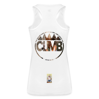 Climb JAKO Frauen Tanktop Run 2.0 - Weiß