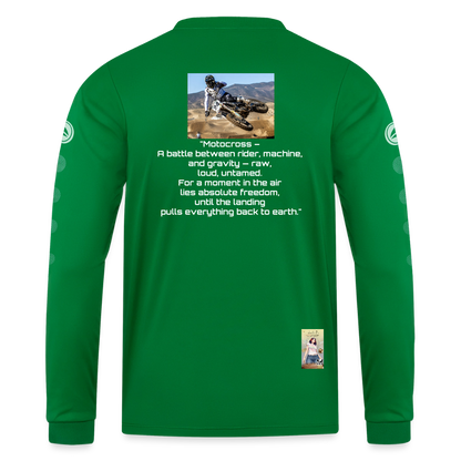 MotoX JAKO Trikot Team Langarm - Kelly Green