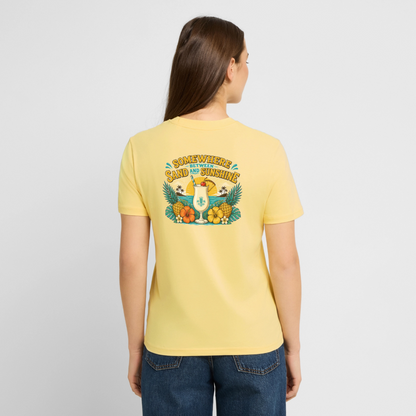 Pina Colada Unisex Bio-T-Shirt - Gelb Viva 