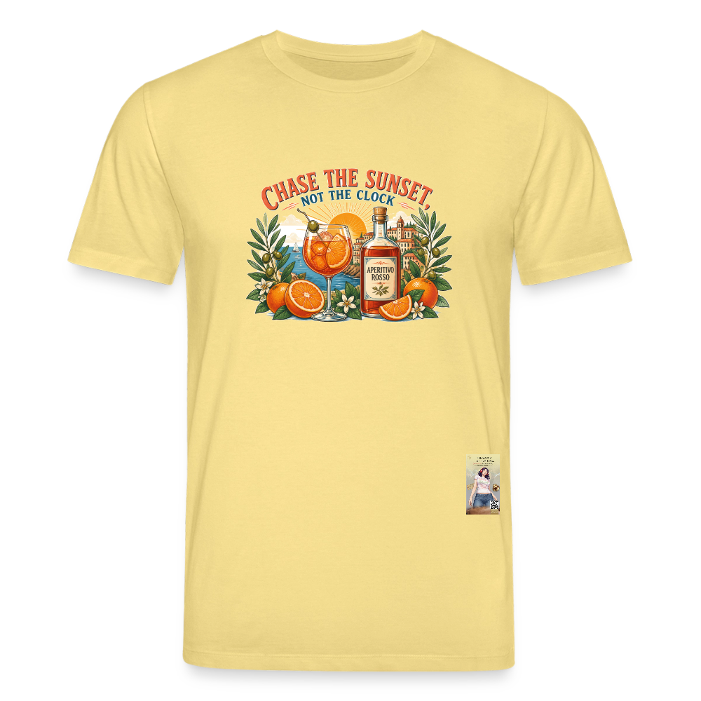 Aperosso Unisex Bio-T-Shirt - Gelb Viva 