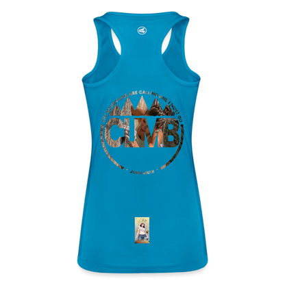 Climb JAKO Frauen Tanktop Run 2.0 - Saphirblau