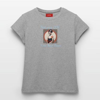 Yoga#1Cotton T-Shirt – von SPREAD - Grau meliert