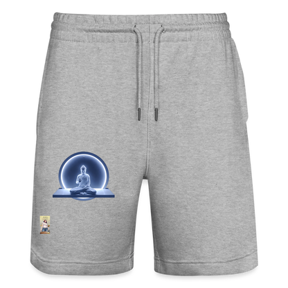 Unisex Bio Joggingshorts Trainer - Grau meliert