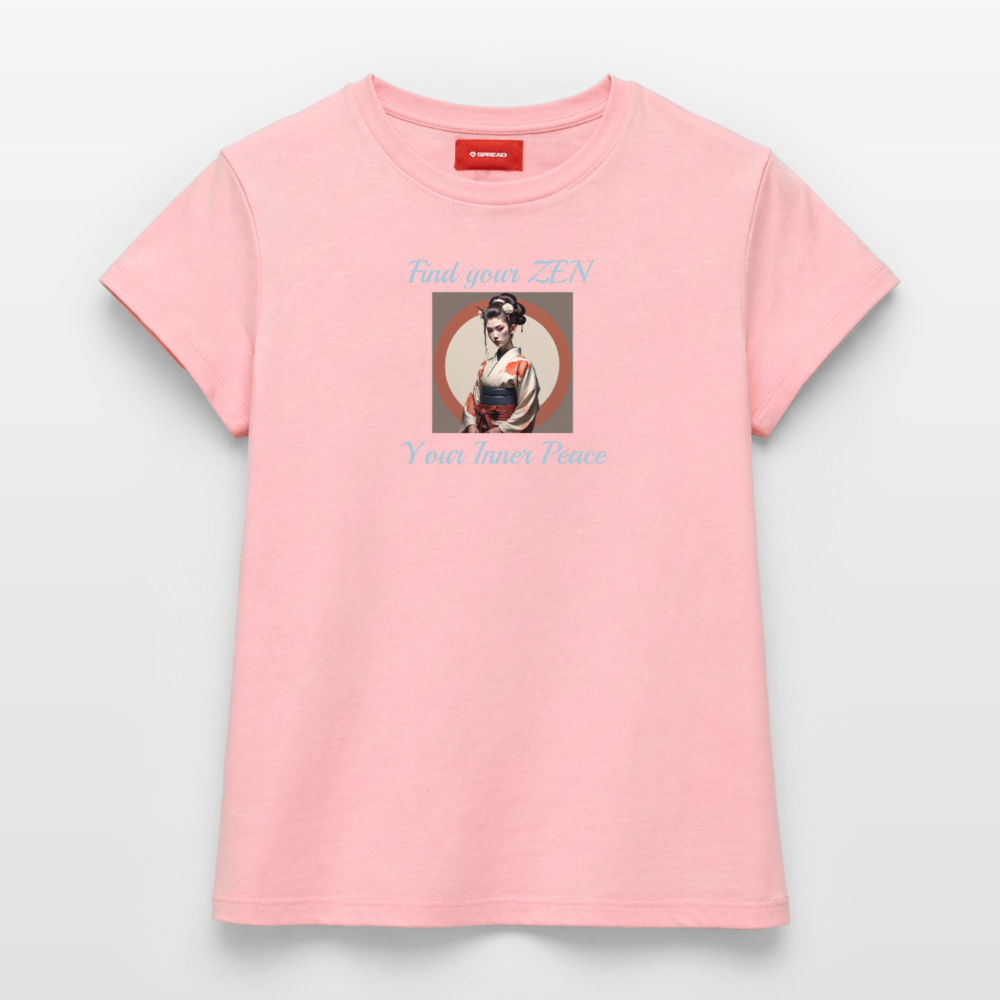Yoga#1Cotton T-Shirt – von SPREAD - Rosa