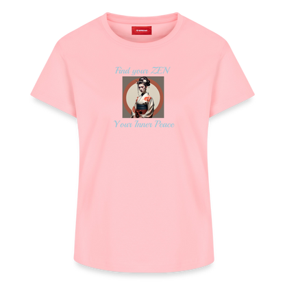 Yoga#1Cotton T-Shirt – von SPREAD - Rosa