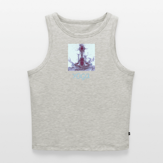 YOGA#4 Cropped Frauen Organic Tank Top - Zweite Ansicht