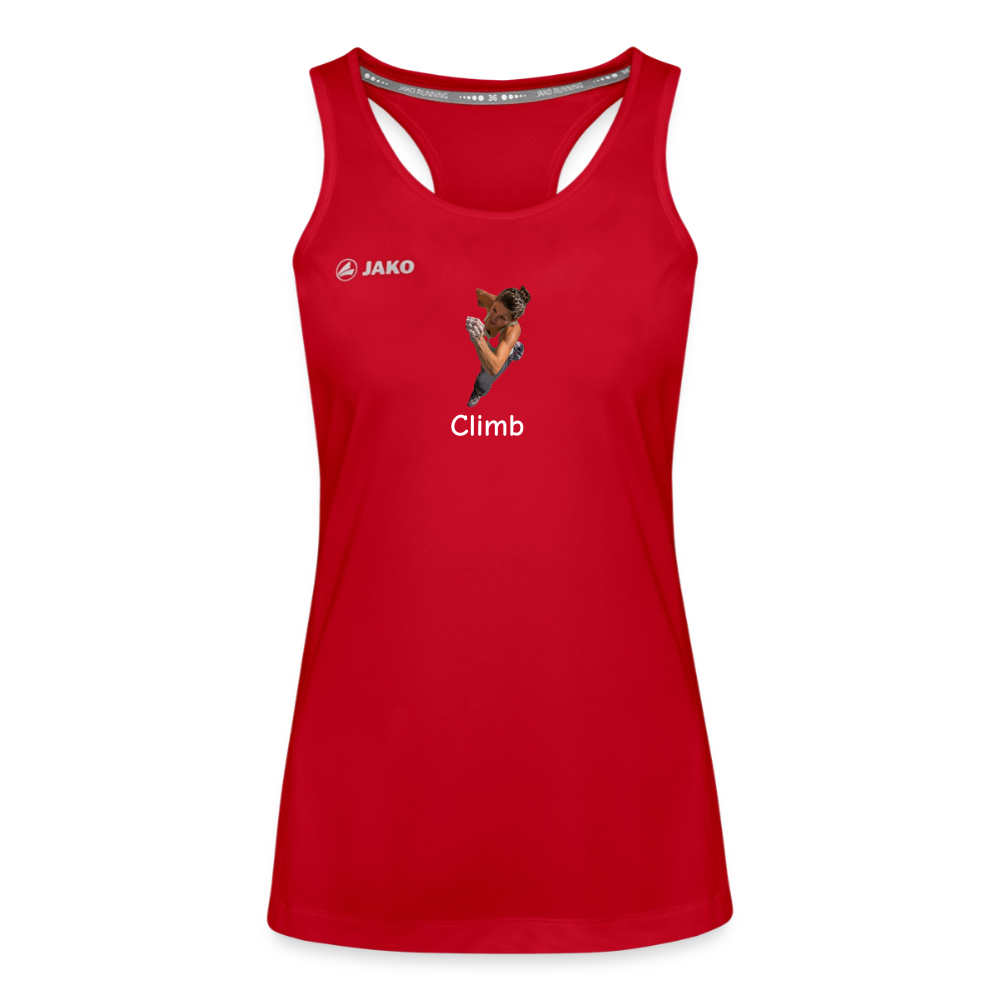 Climb JAKO Frauen Tanktop Run 2.0 - Rot