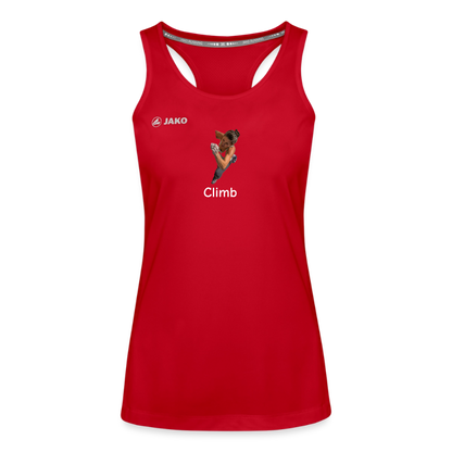 Climb JAKO Frauen Tanktop Run 2.0 - Rot