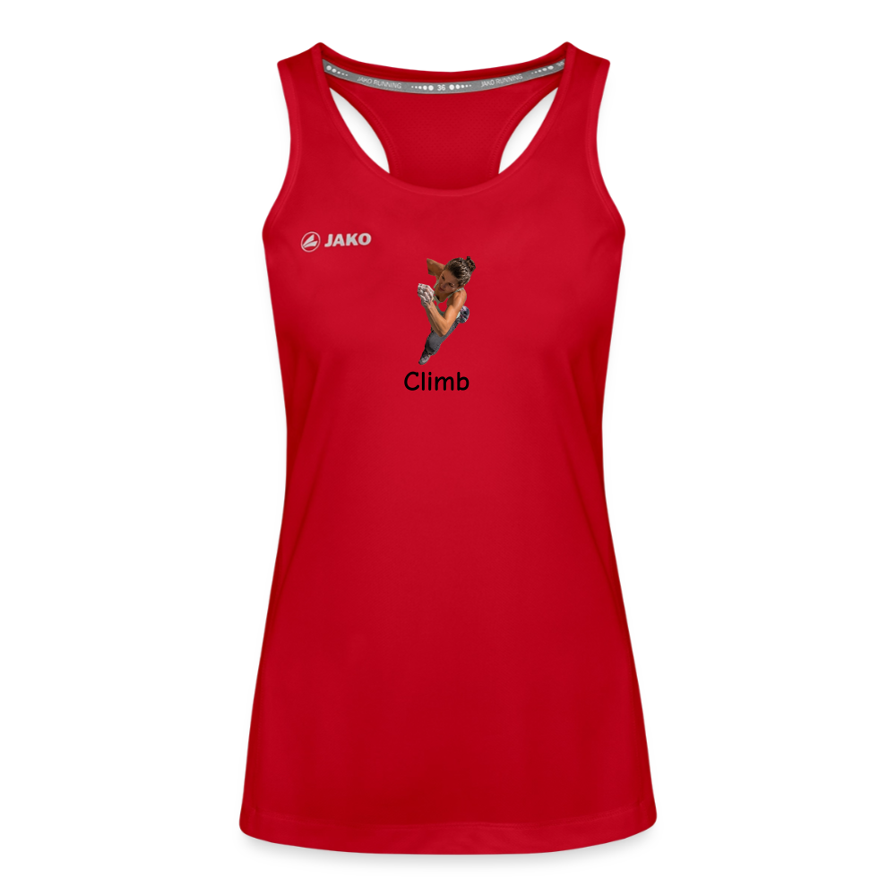 Climb JAKO Frauen Tanktop Run 2.0 - Rot