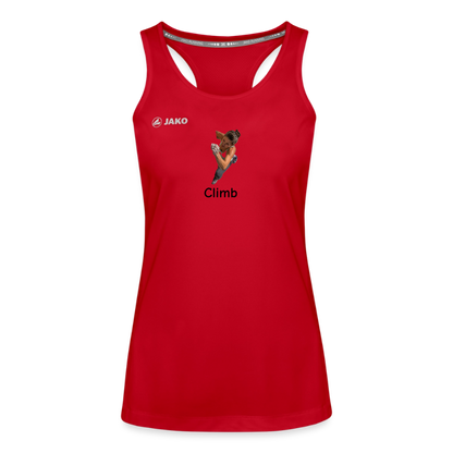 Climb JAKO Frauen Tanktop Run 2.0 - Rot