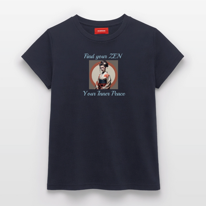 Yoga#1Cotton T-Shirt – von SPREAD - Navy