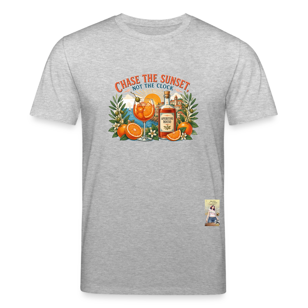 Aperosso Unisex Bio-T-Shirt - Grau meliert