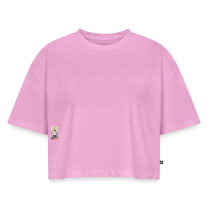 BonSai#1 Premium Oversized Bio Cropped T-Shirt - Verwaschenes Rosa