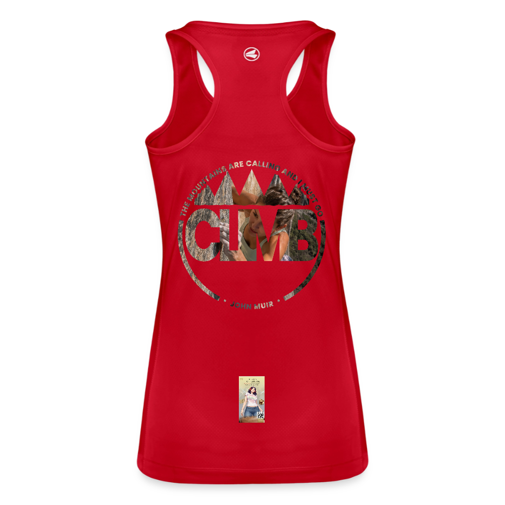 Climb JAKO Frauen Tanktop Run 2.0 - Rot