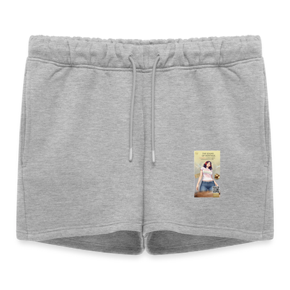 Yoga Frauen Premium Organic Sweatshorts - Grau meliert