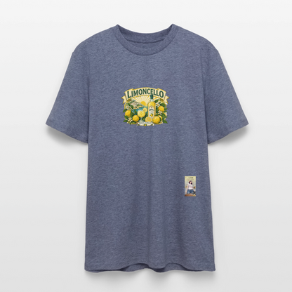 Limoncello Unisex Bio-T-Shirt - Dunkelblau meliert