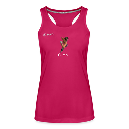Climb JAKO Frauen Tanktop Run 2.0 - dunkles Pink