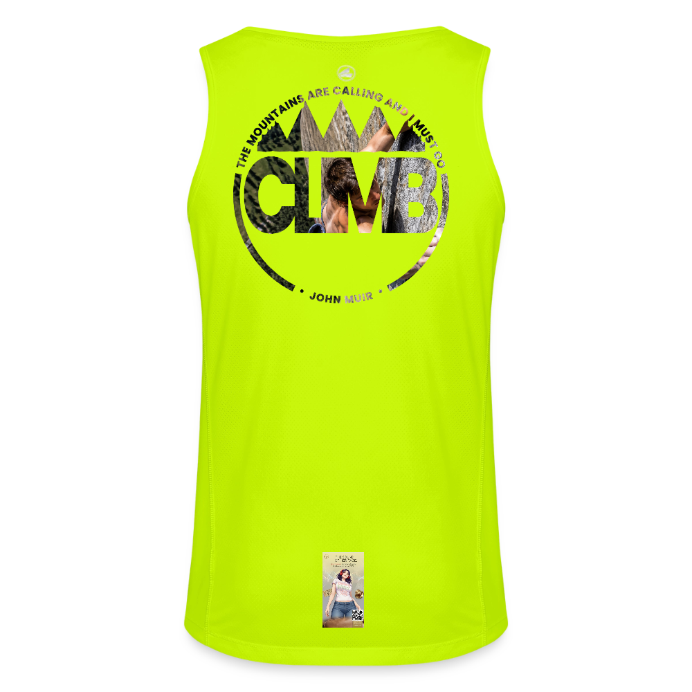 Climb JAKO Männer Tanktop Run 2.0 - Neongelb