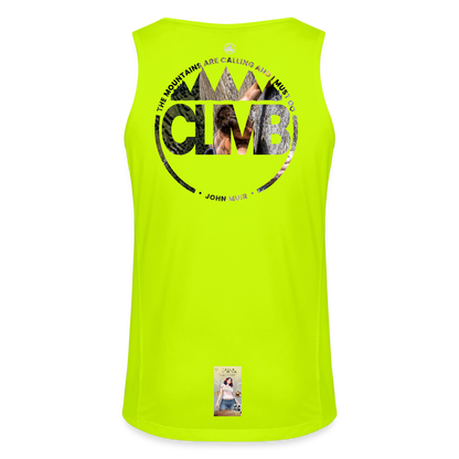 Climb JAKO Männer Tanktop Run 2.0 - Neongelb