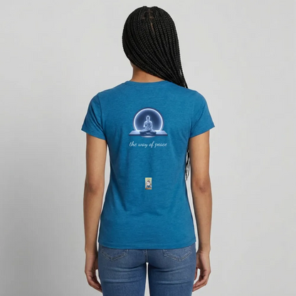 TWoP Frauen T-Shirt - Antikblaues Saphir meliert