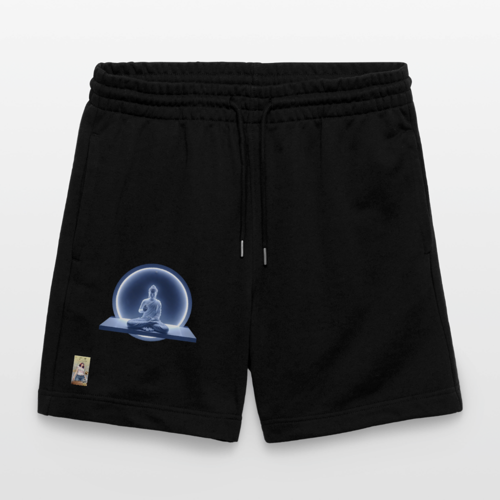 Unisex Bio Joggingshorts Trainer - Schwarz