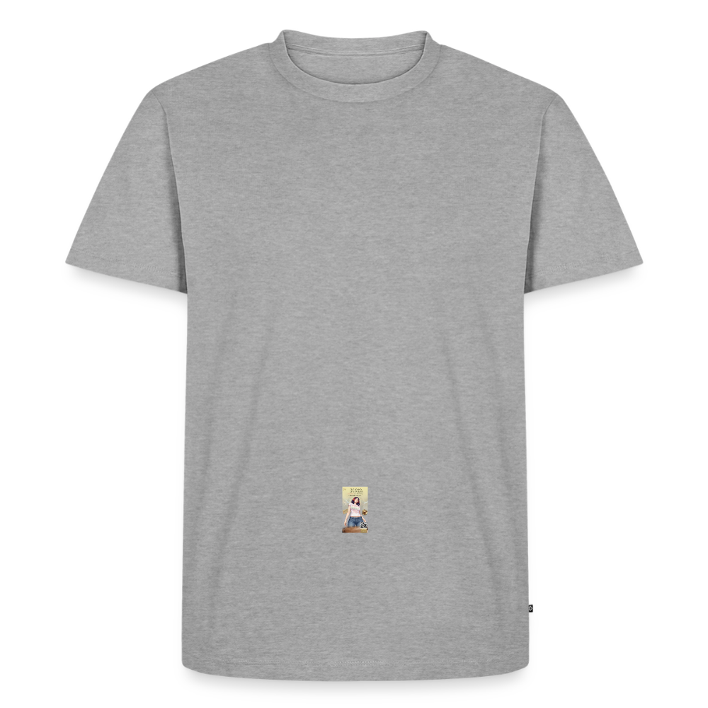 Männer Premium T-Shirt - Grau meliert