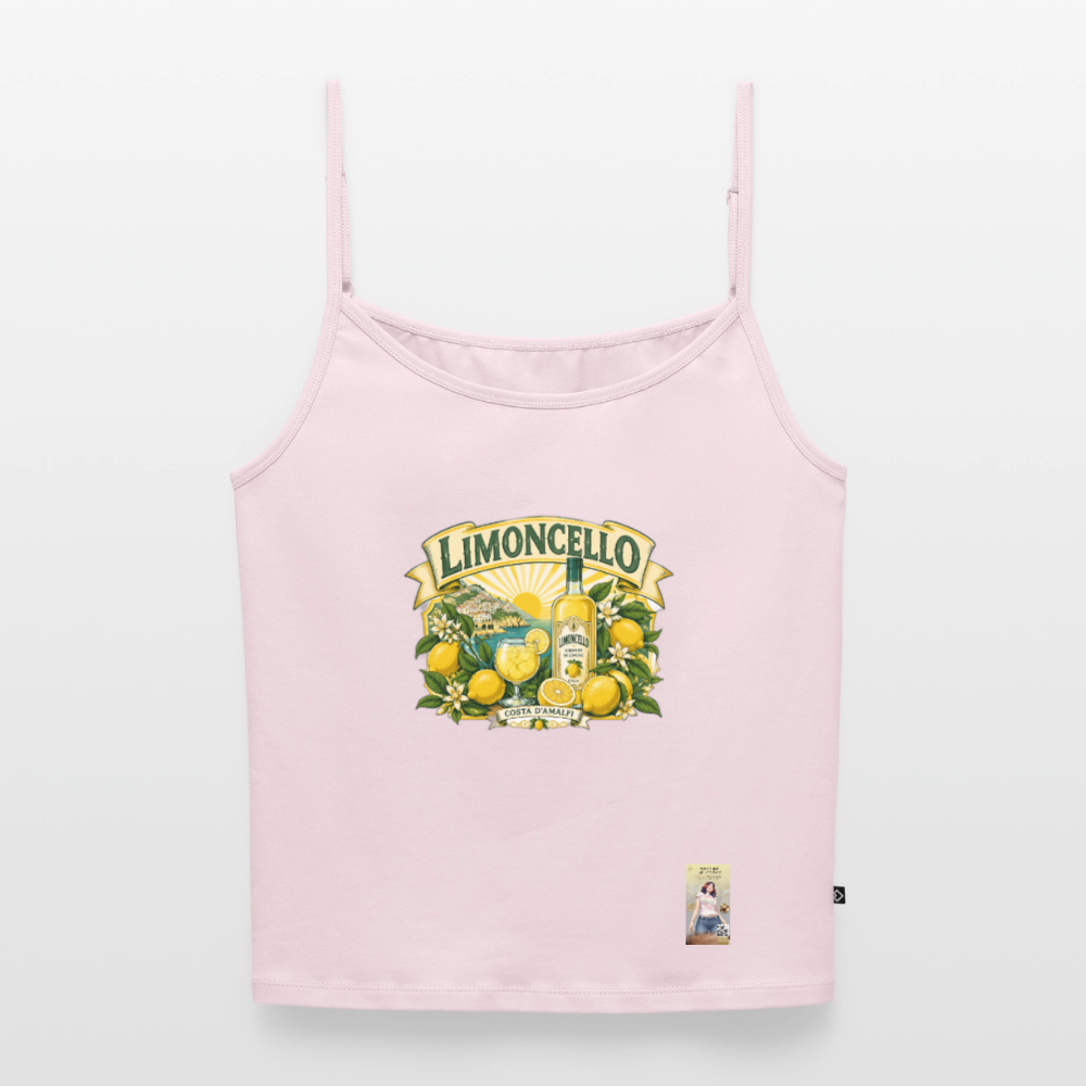 Limon Organic Top mit Spaghettiträgern - Puderrosa