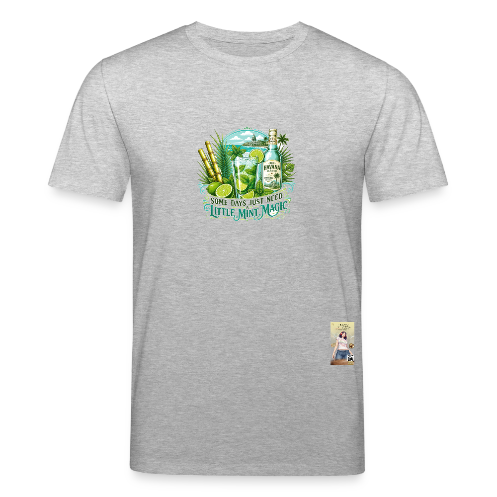 Mojito Unisex Bio-T-Shirt - Grau meliert