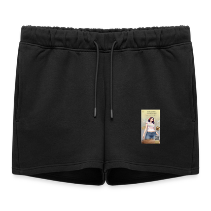 Yoga Frauen Premium Organic Sweatshorts - Schwarz