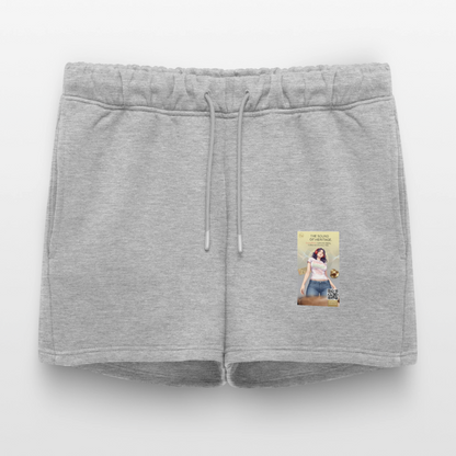 Yoga Frauen Premium Organic Sweatshorts - Grau meliert