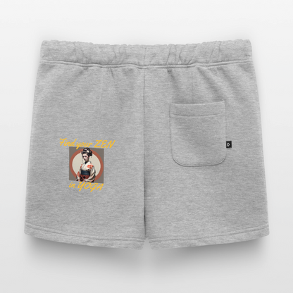 Yoga Frauen Premium Organic Sweatshorts - Grau meliert