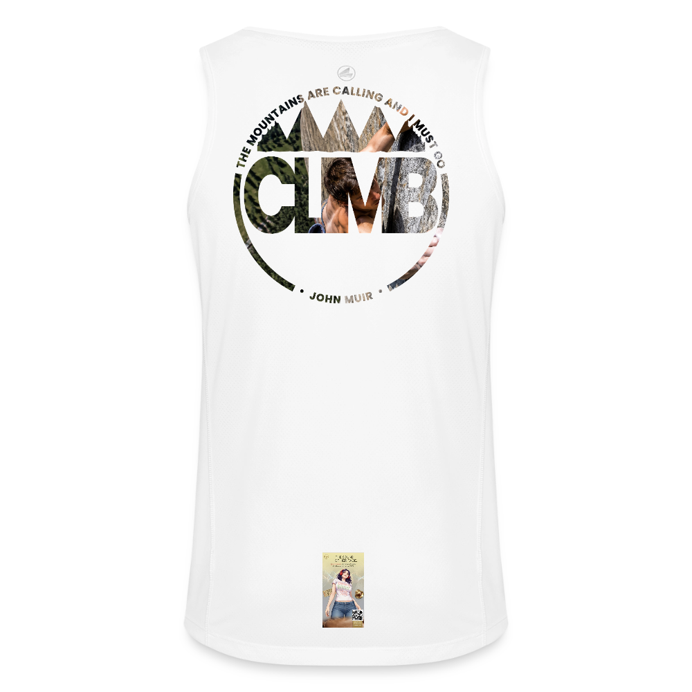 Climb JAKO Männer Tanktop Run 2.0 - Weiß