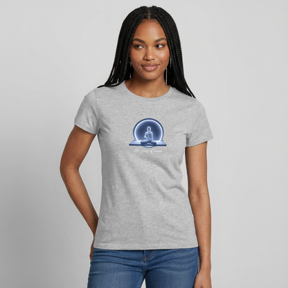 Frauen T-Shirt - Grau meliert