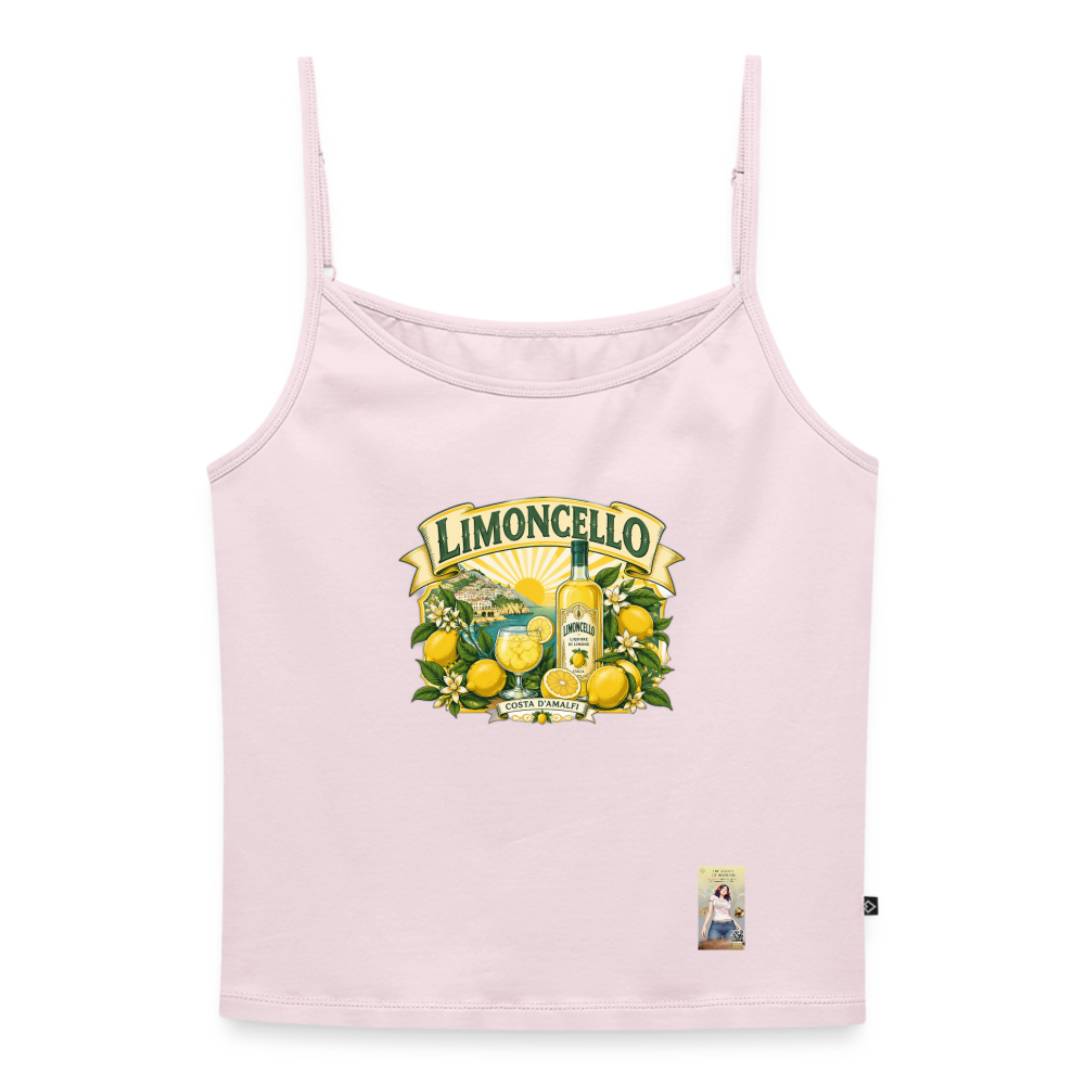 Limon Organic Top mit Spaghettiträgern - Puderrosa