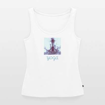 YOGA Frauen Premium Tank Top - Weiß