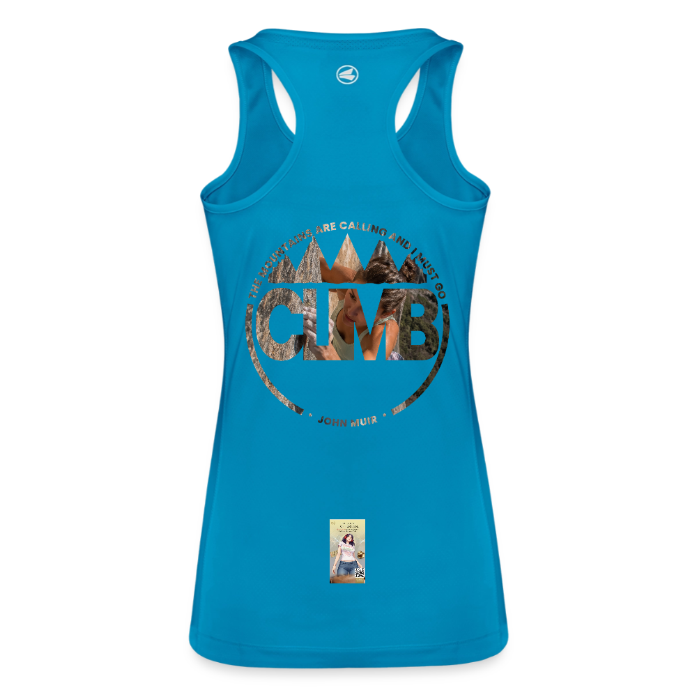 Climb JAKO Frauen Tanktop Run 2.0 - Saphirblau