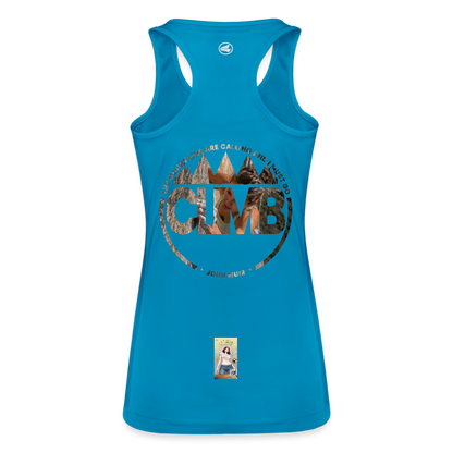 Climb JAKO Frauen Tanktop Run 2.0 - Saphirblau