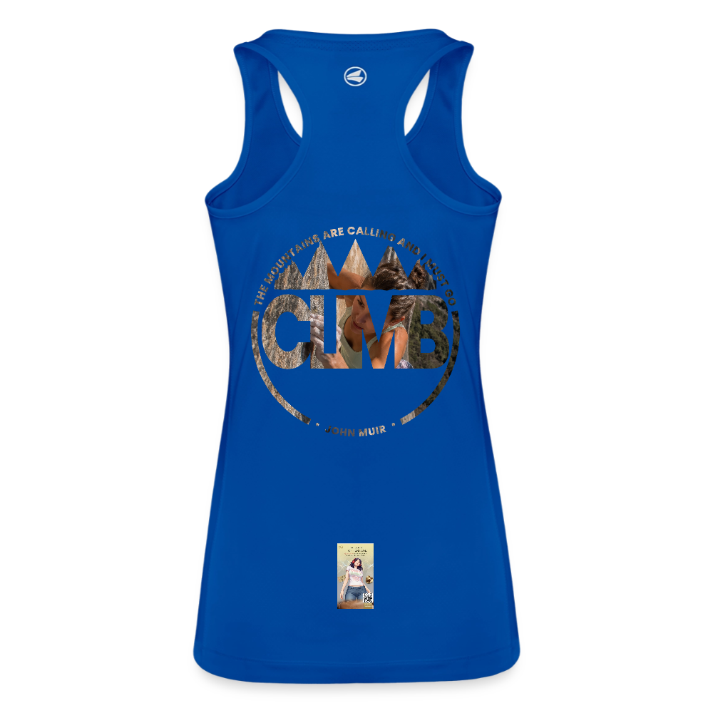 Climb JAKO Frauen Tanktop Run 2.0 - Royalblau