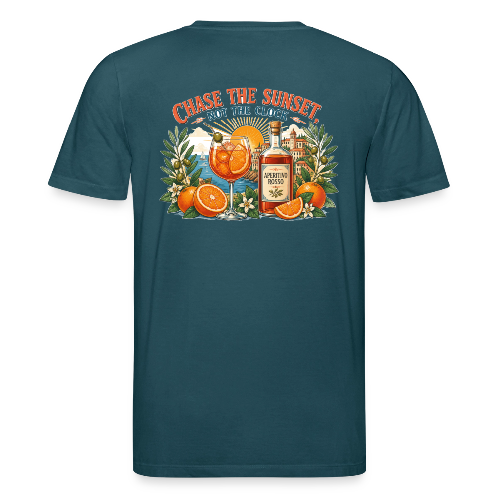 Aperosso Unisex Bio-T-Shirt - Dunkles Petrol