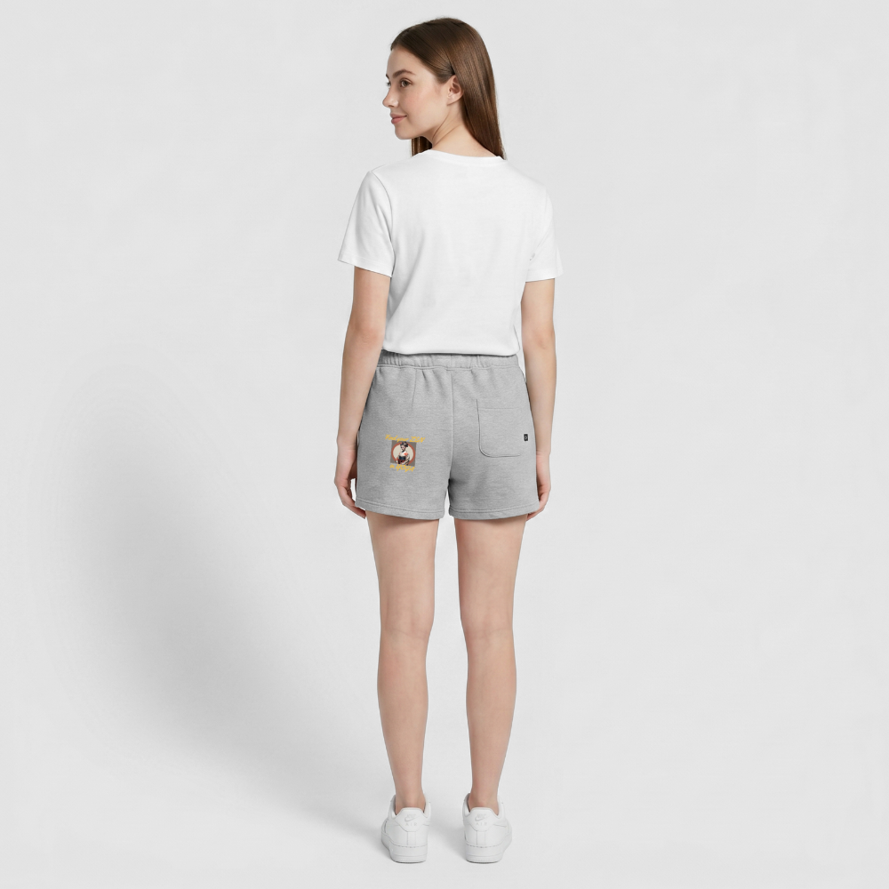 Yoga Frauen Premium Organic Sweatshorts - Grau meliert