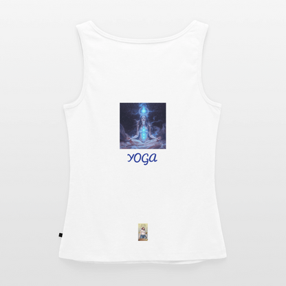 YOGA Frauen Premium Tank Top - Weiß