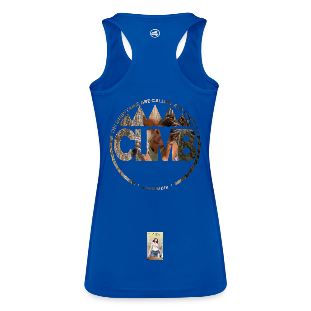 Climb JAKO Frauen Tanktop Run 2.0 - Royalblau