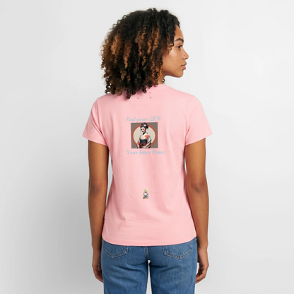 Yoga#1Cotton T-Shirt – von SPREAD - Rosa