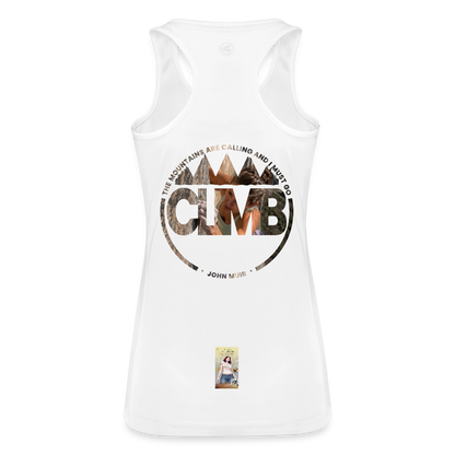 Climb JAKO Frauen Tanktop Run 2.0 - Weiß