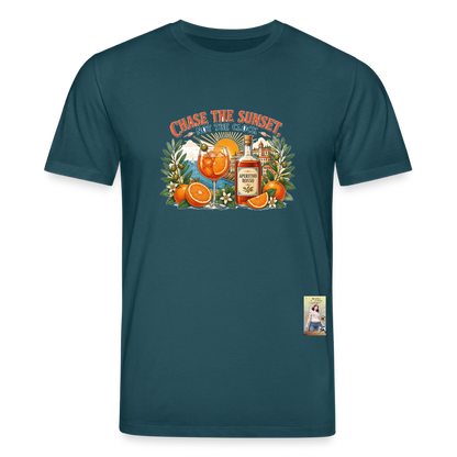 Aperosso Unisex Bio-T-Shirt - Dunkles Petrol