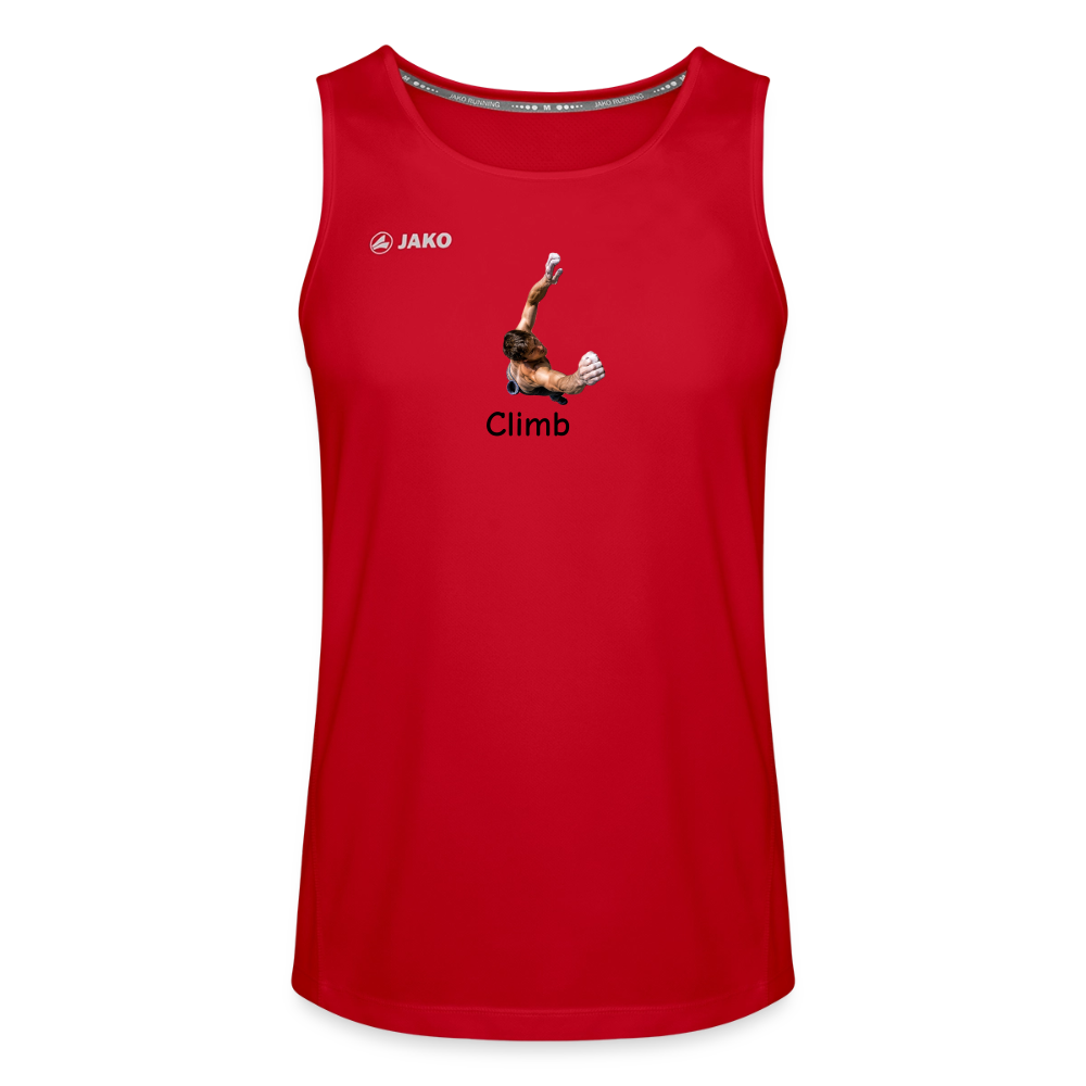 Climb JAKO Männer Tanktop Run 2.0 - Rot