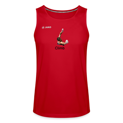 Climb JAKO Männer Tanktop Run 2.0 - Rot