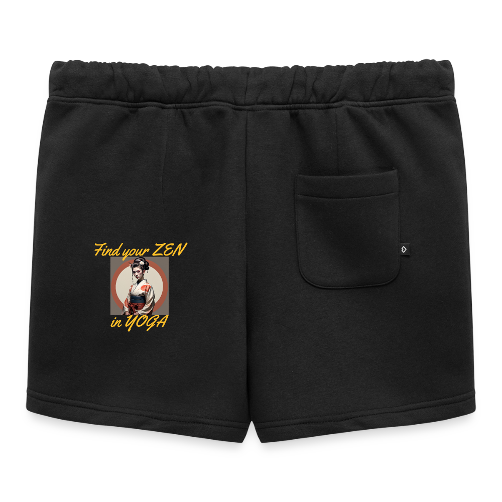 Yoga Frauen Premium Organic Sweatshorts - Schwarz