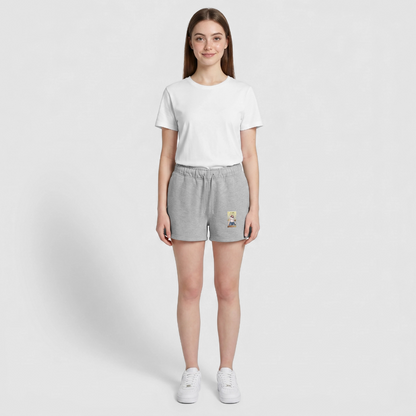 Yoga Frauen Premium Organic Sweatshorts - Grau meliert