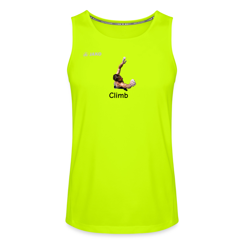 Climb JAKO Männer Tanktop Run 2.0 - Neongelb